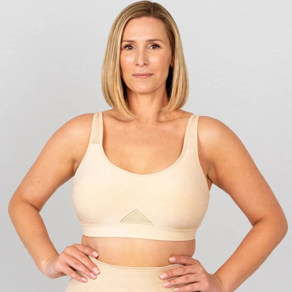 Breathable Support Bra With Adjustable Straps