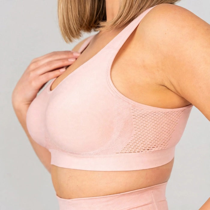 Breathable Support Bra With Adjustable Straps
