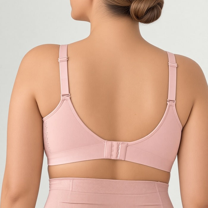 Breathable Support Bra With Adjustable Straps