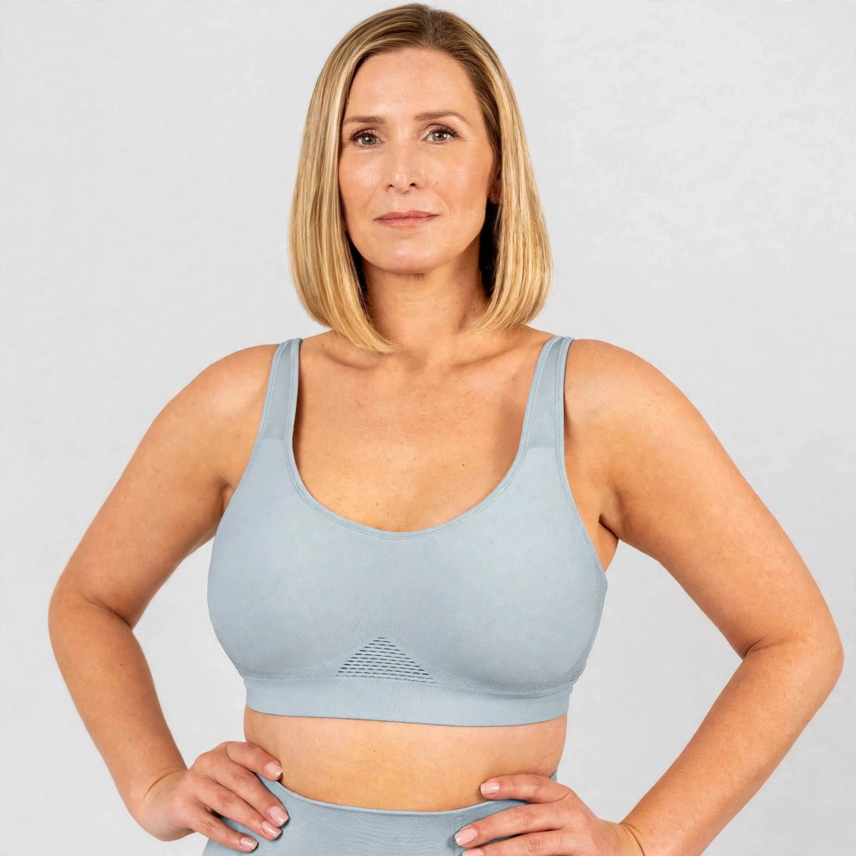 Breathable Support Bra With Adjustable Straps
